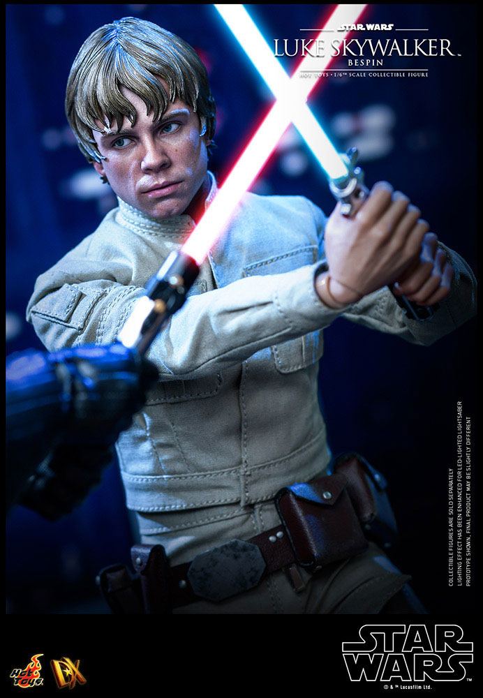 Hot Toys Star Wars: The Empire Strikes Back - Highly Detailed 1:6 Scale Collectible Figure of Luke Skywalker in Bespin Outfit