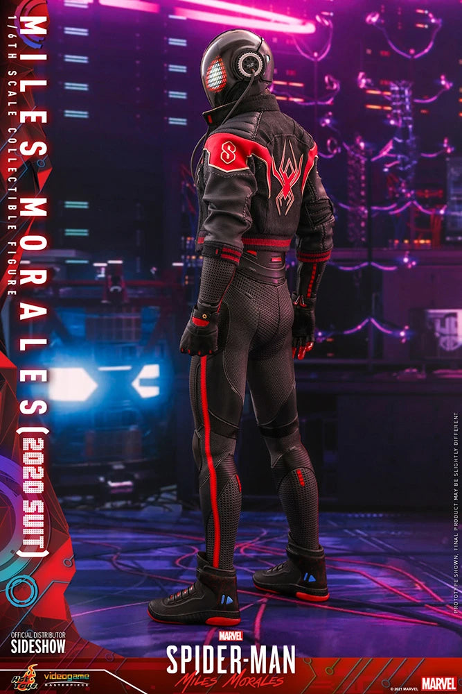 Hot Toys Collectible 1/6th Scale Action Figure of Miles Morales in 2020 Suit from Spider-Man Into the Spider-Verse