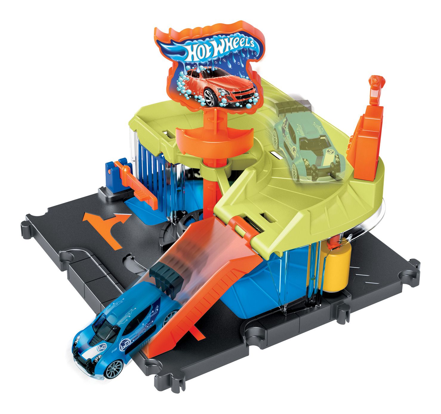 Hot Wheels City High - Speed Car Wash for Ultimate Clean