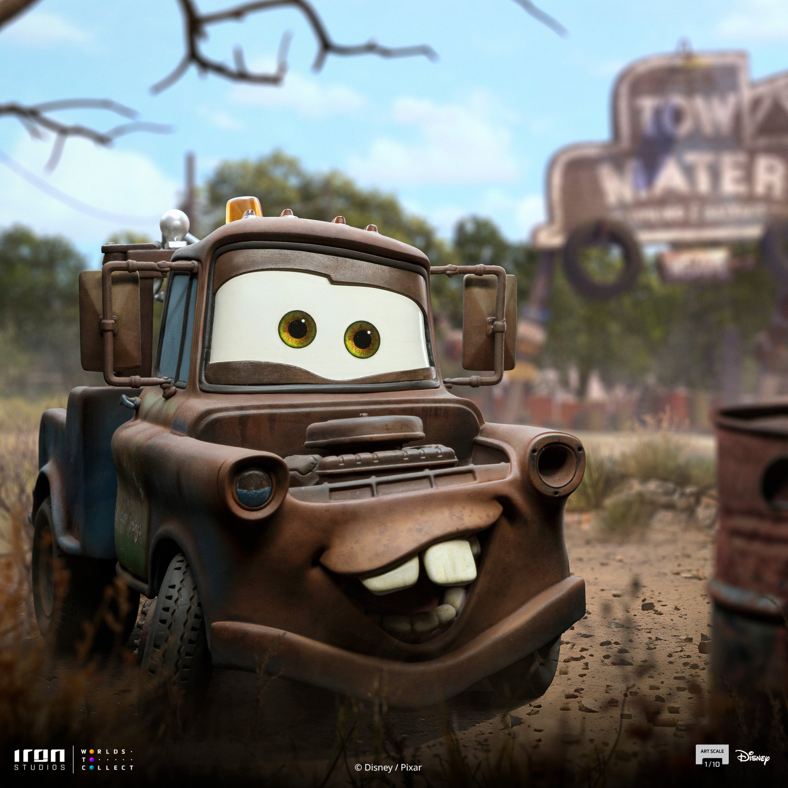 Iron Studios Limited Edition 1/10 Scale Collectible Statue of Disney Pixar Cars' Tow Mater