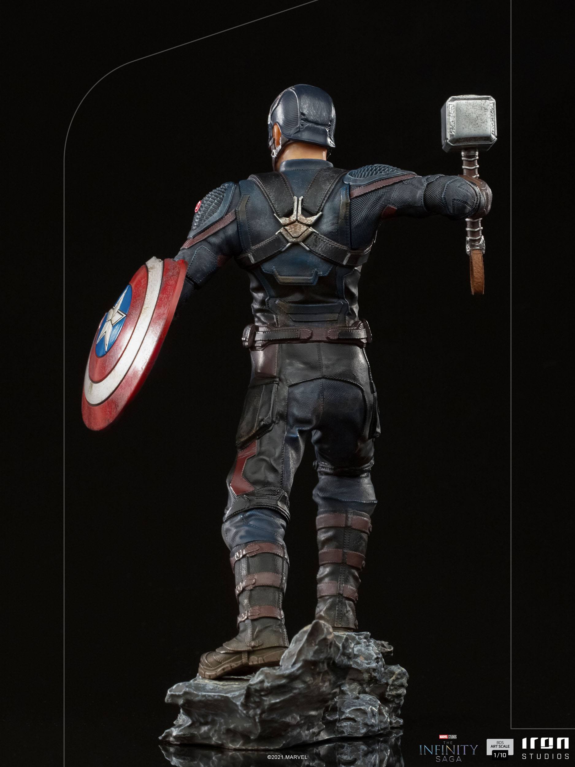 Iron Studios 1/10 Art Scale Marvel The Infinity Saga Captain America Statue
