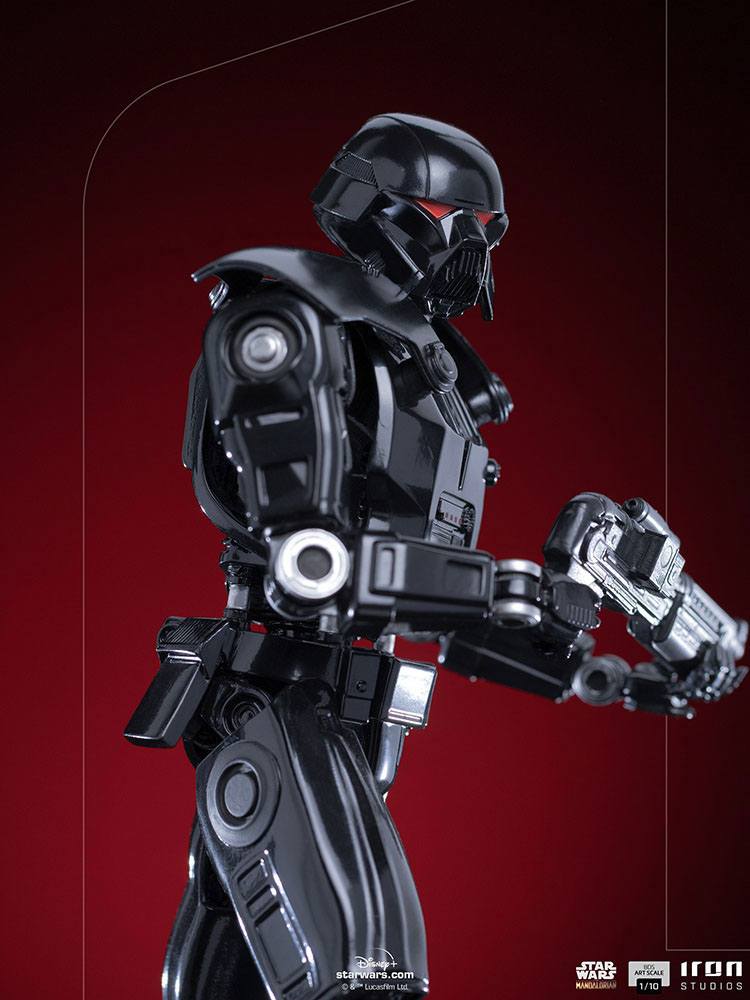 Iron Studios Collectible Star Wars The Mandalorian BDS 1/10 Art Scale Statue of the Fearsome Dark Trooper