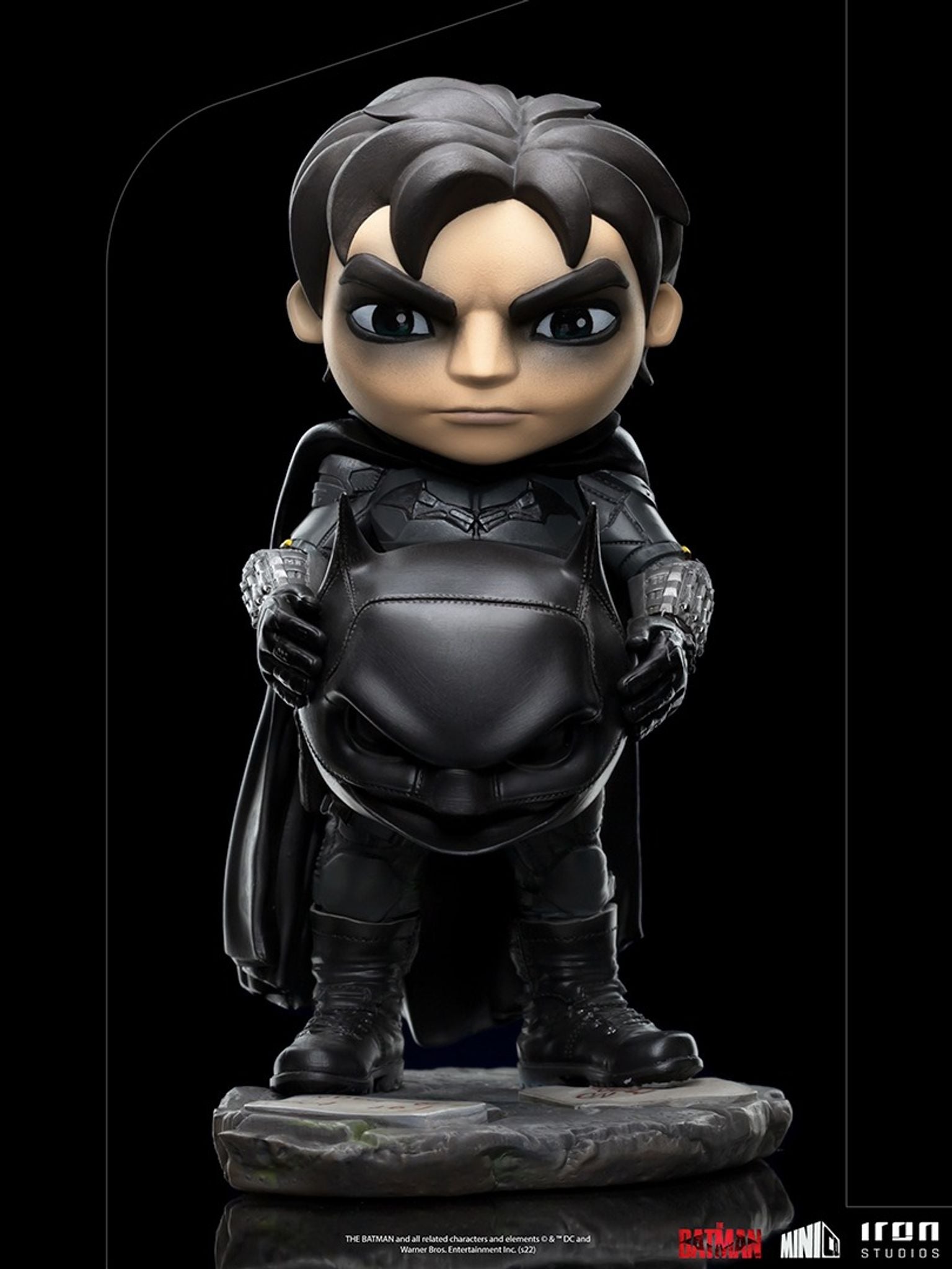 Iron Studios Collectible The Batman MiniCo Unmasked Batman Statue Inspired by the 2022 Movie