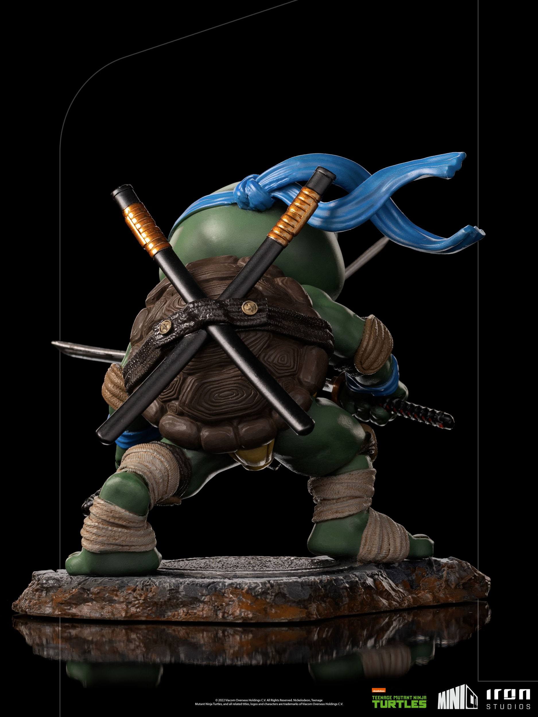 Iron Studios Mini Co. PVC Figure - Teenage Mutant Ninja Turtles' Brave Leader Leonardo