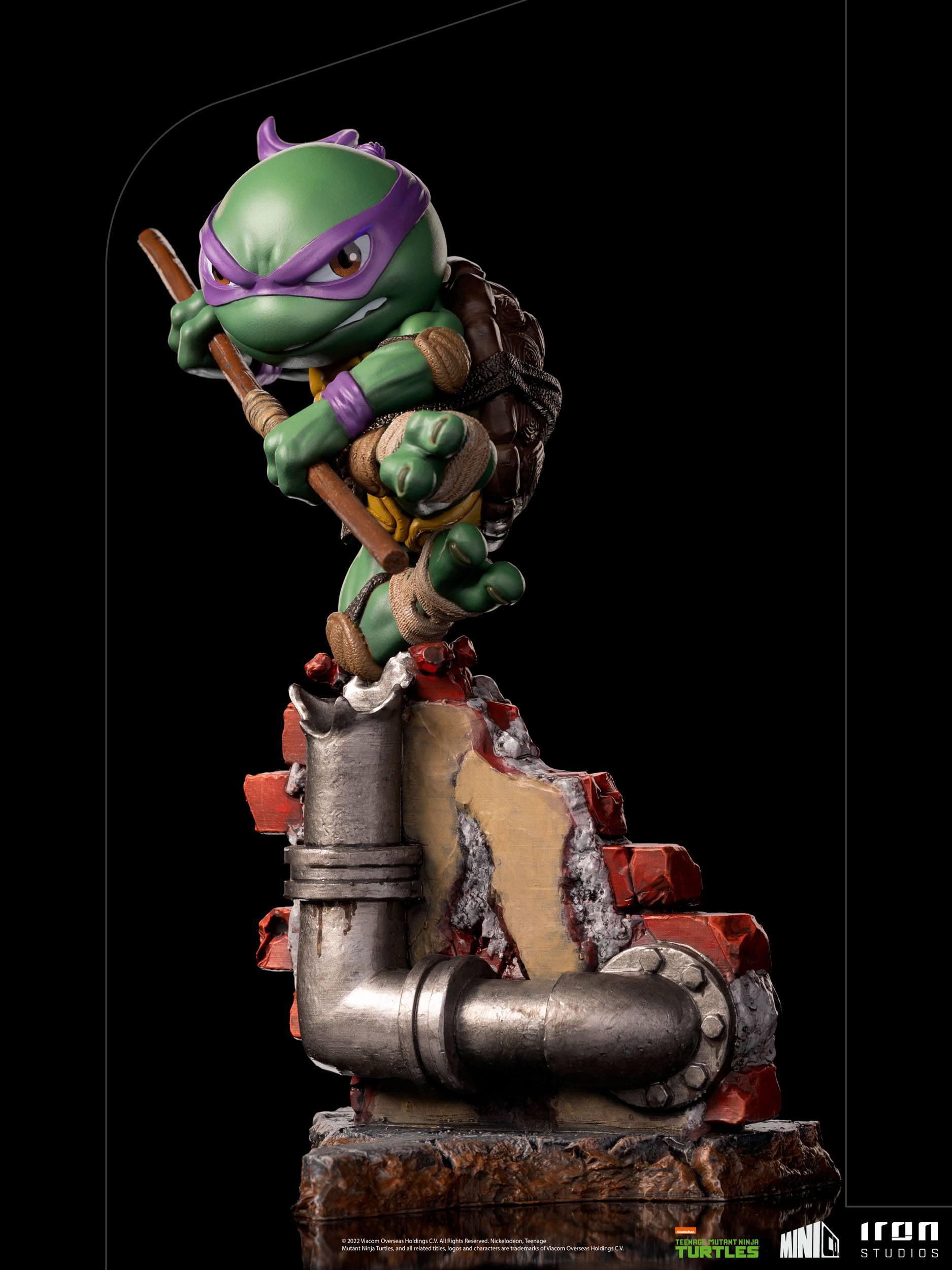 Iron Studios Collectible Mini Co. PVC Figure of Teenage Mutant Ninja Turtle Donatello