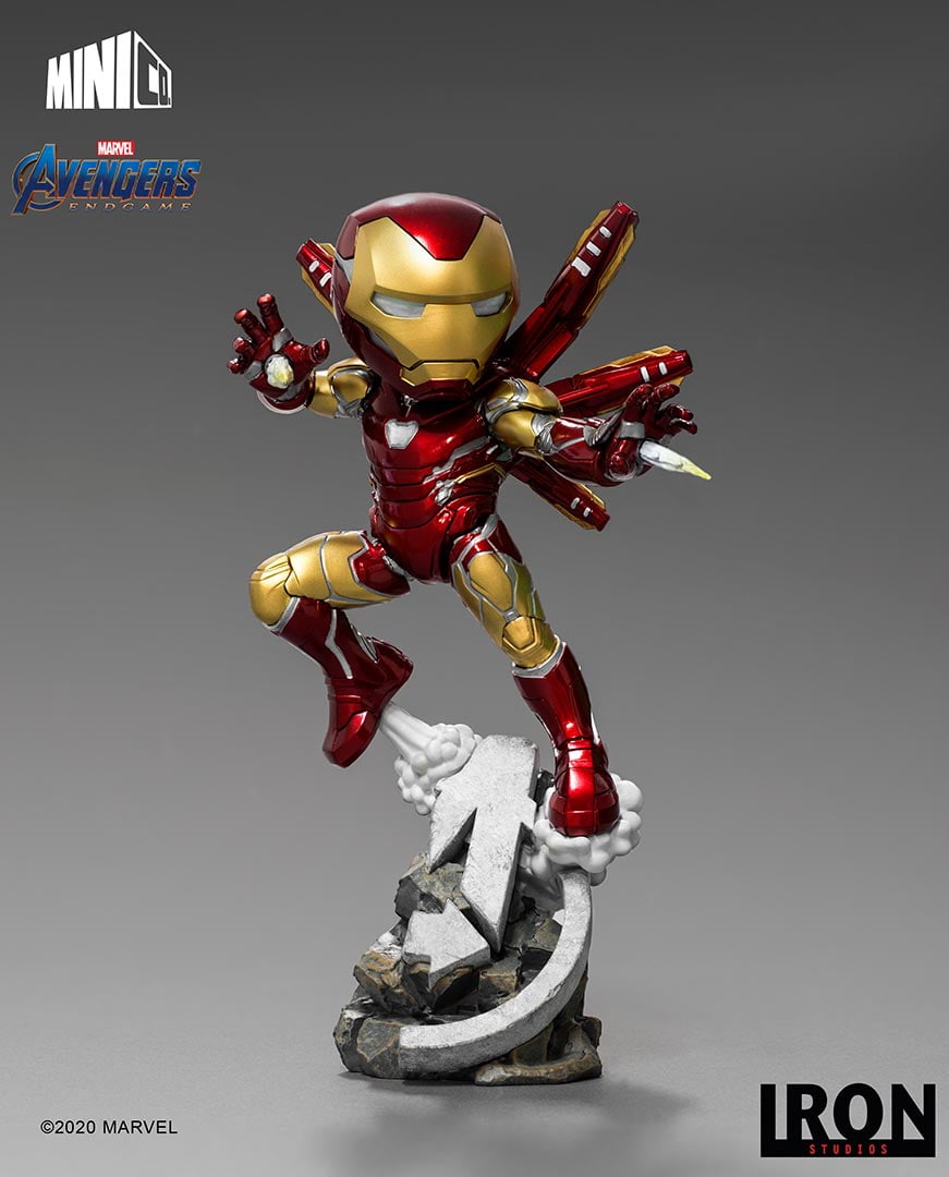 Iron Studios Licensed Marvel Avengers Endgame Mini Co. Collectible Figure of Iron Man