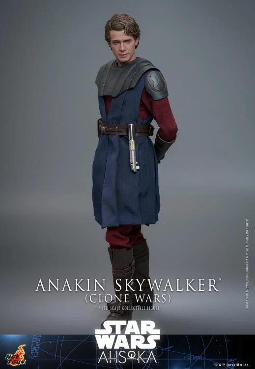 Hot Toys 1/6 Scale Clone Wars Era Anakin Skywalker Collectible Figure