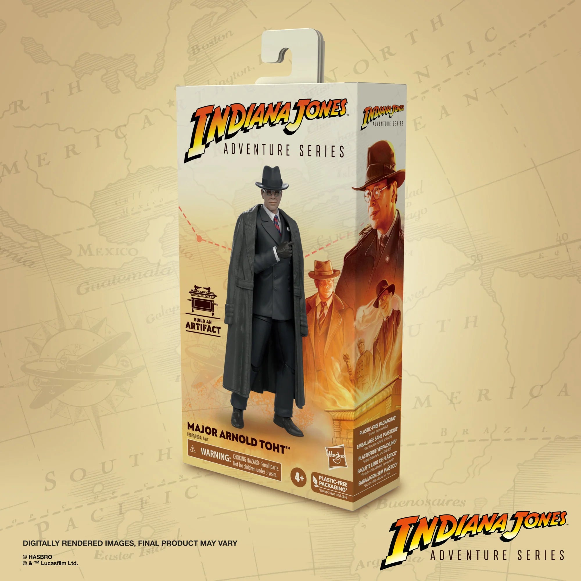 Indiana Jones Adventure Series Highly Detailed 6-Inch Major Arnold Toht Action Figure for Kids and Collectors