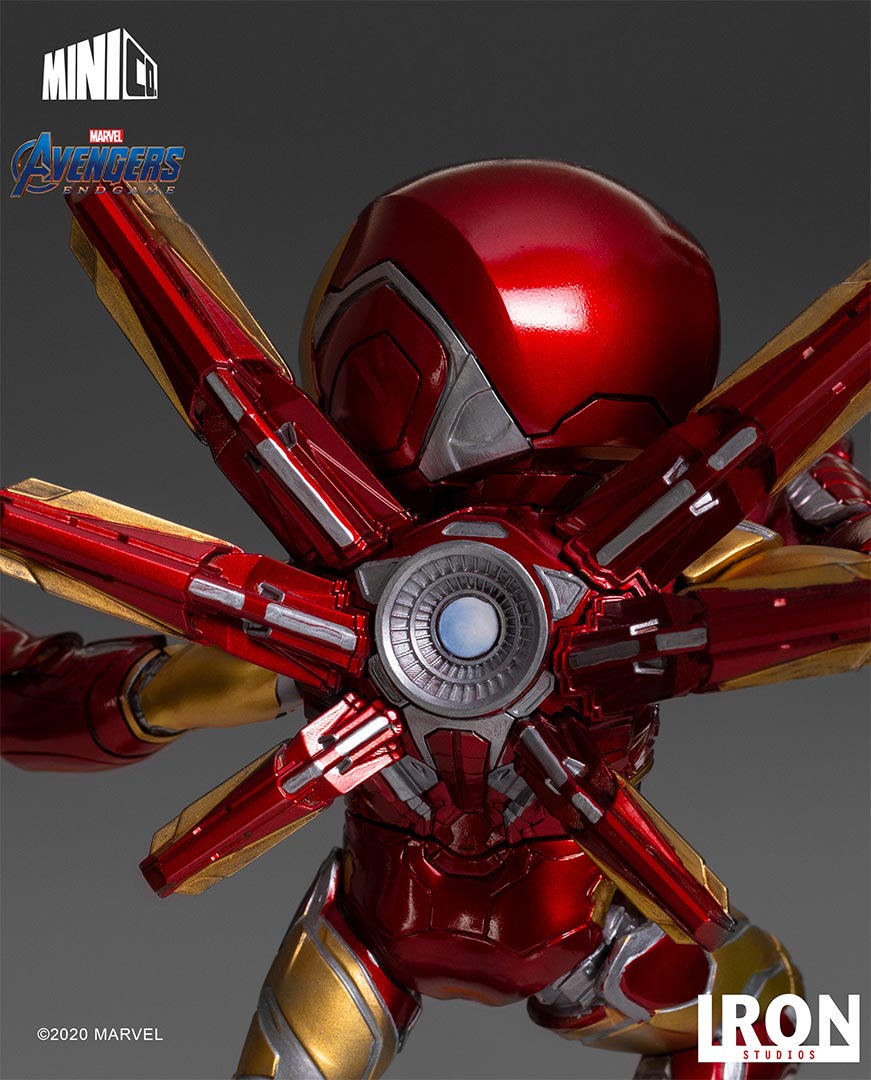 Iron Studios Licensed Marvel Avengers Endgame Mini Co. Collectible Figure of Iron Man