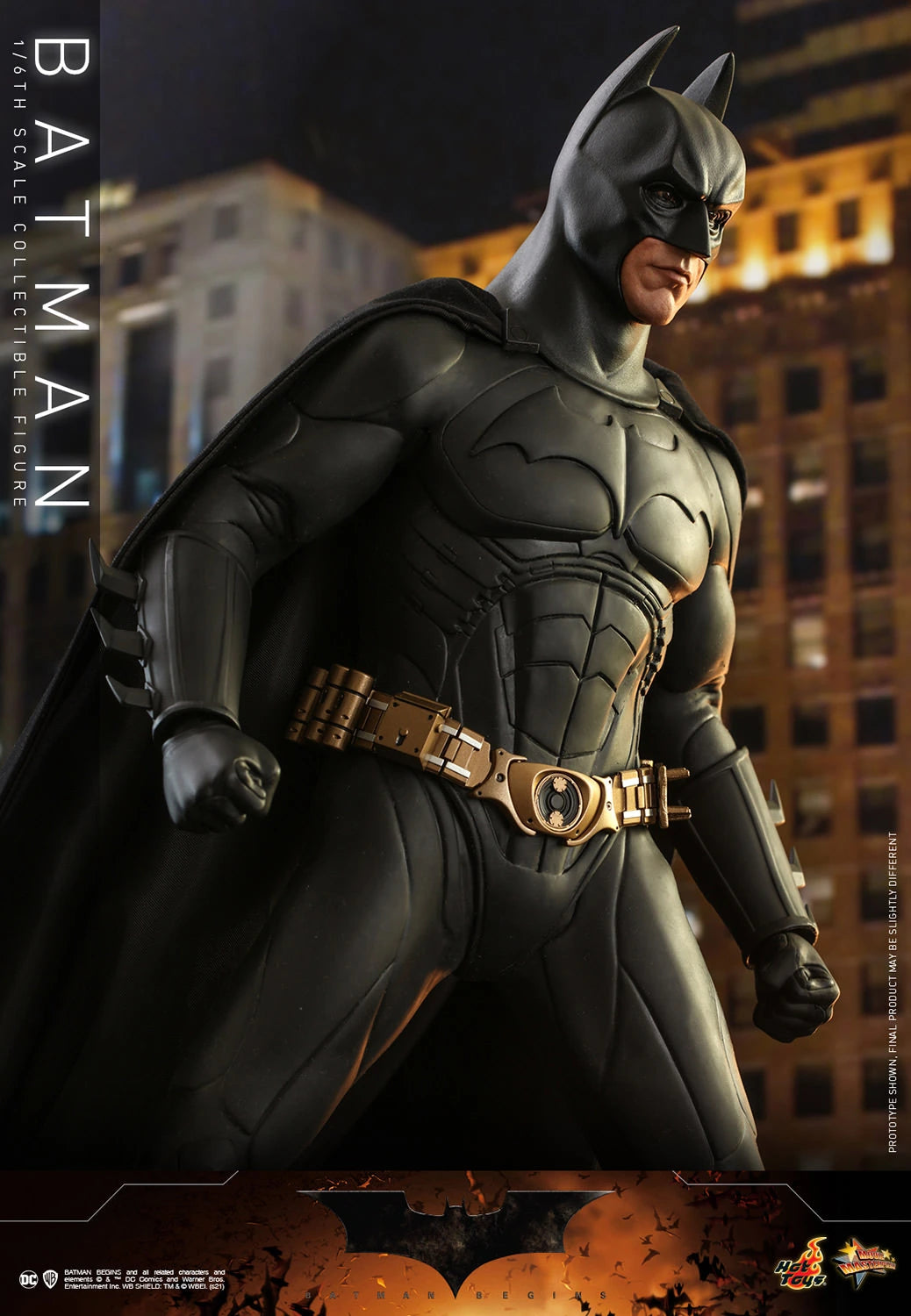 Hot Toys 1/6th Scale Collectible Figure of DC Batman from The Dark Knight and Batman Begins