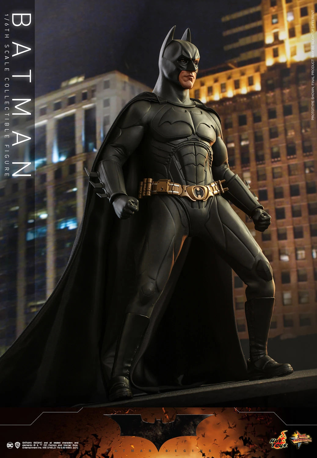Hot Toys 1/6th Scale Collectible Figure of DC Batman from The Dark Knight and Batman Begins