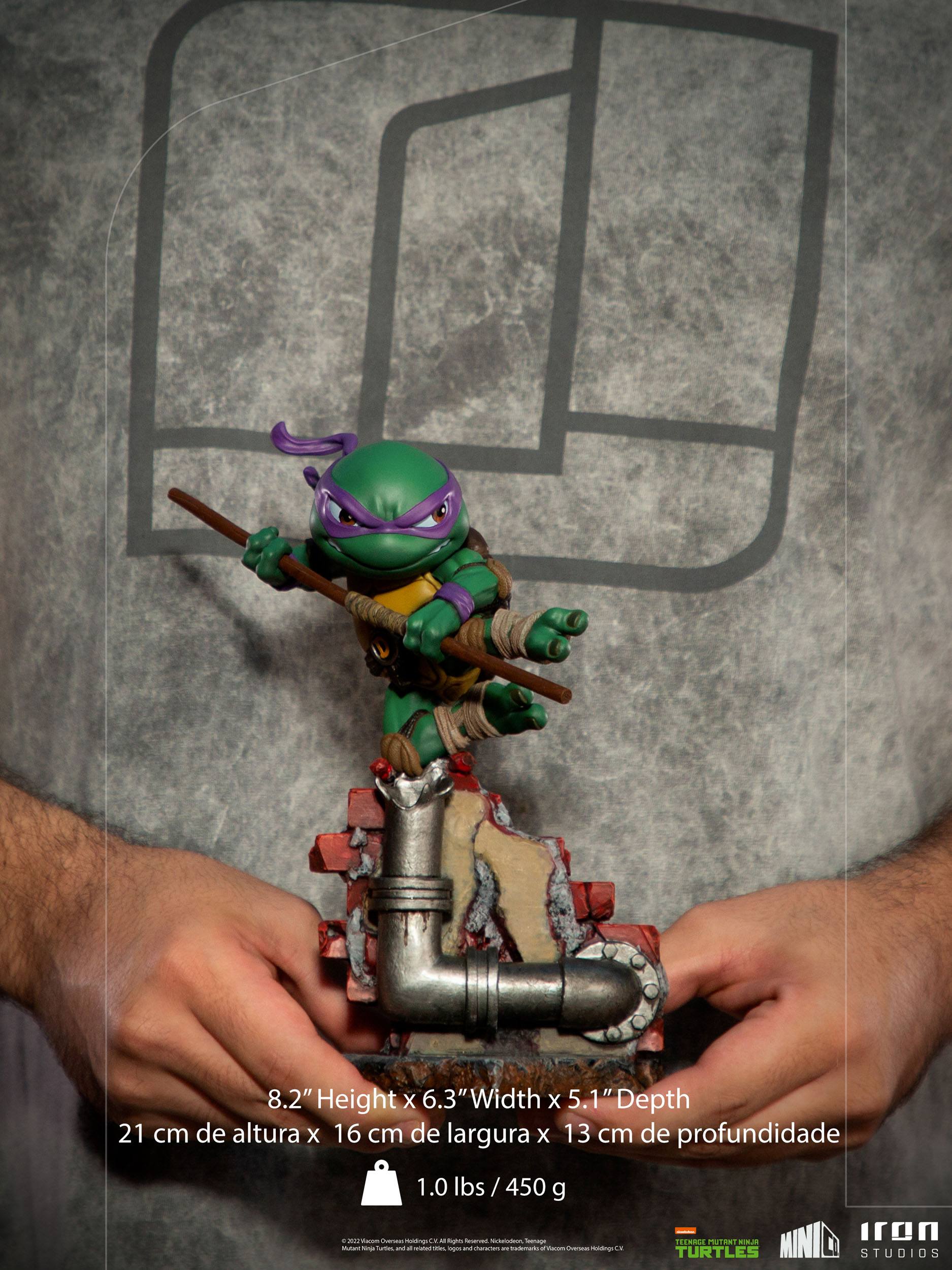 Iron Studios Collectible Mini Co. PVC Figure of Teenage Mutant Ninja Turtle Donatello