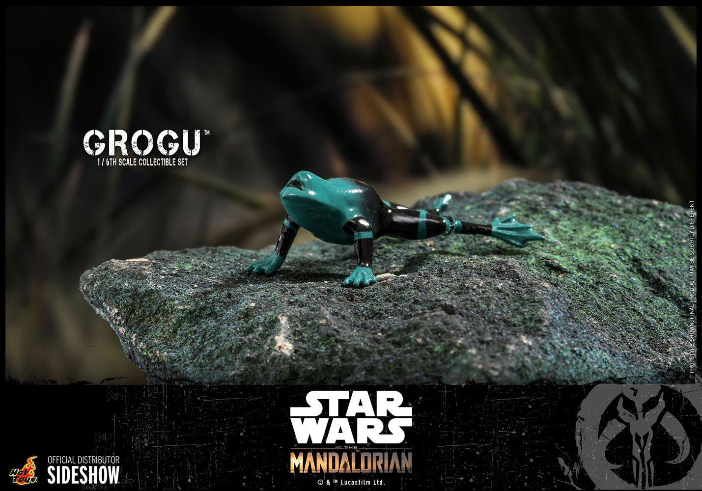 Hot Toys 1/6 Scale Collectible Figure Set of Grogu from Star Wars The Mandalorian