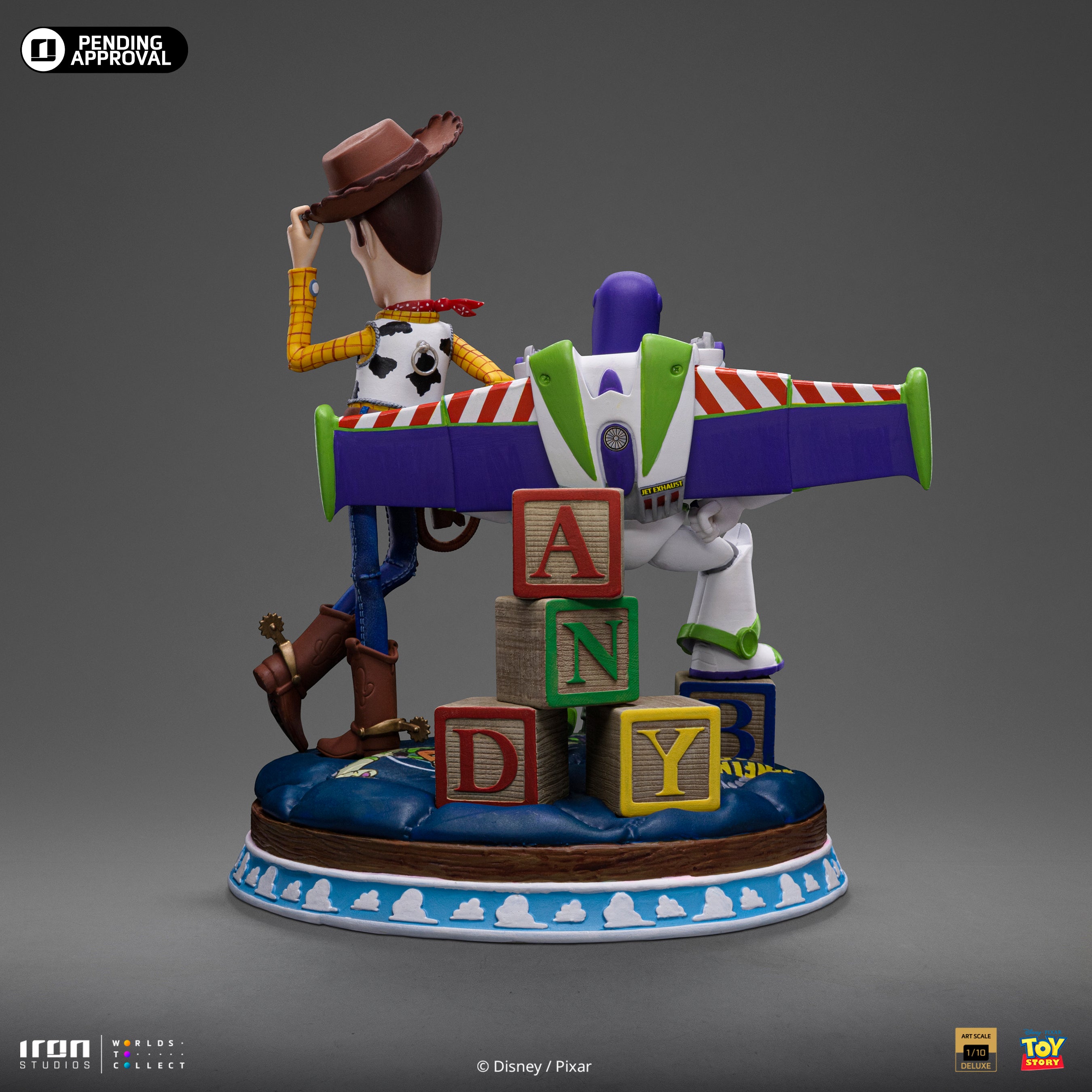 Iron Studios 1/10 Deluxe Limited Edition Toy Story Buzz & Woody Art Scale Statue