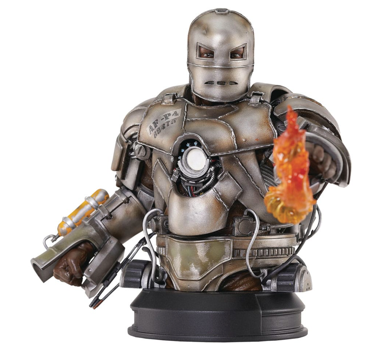 Limited Edition 1/6 Scale Mini Bust Statue of Iron Man Mk 1 from the 2008 Iron Man Movie