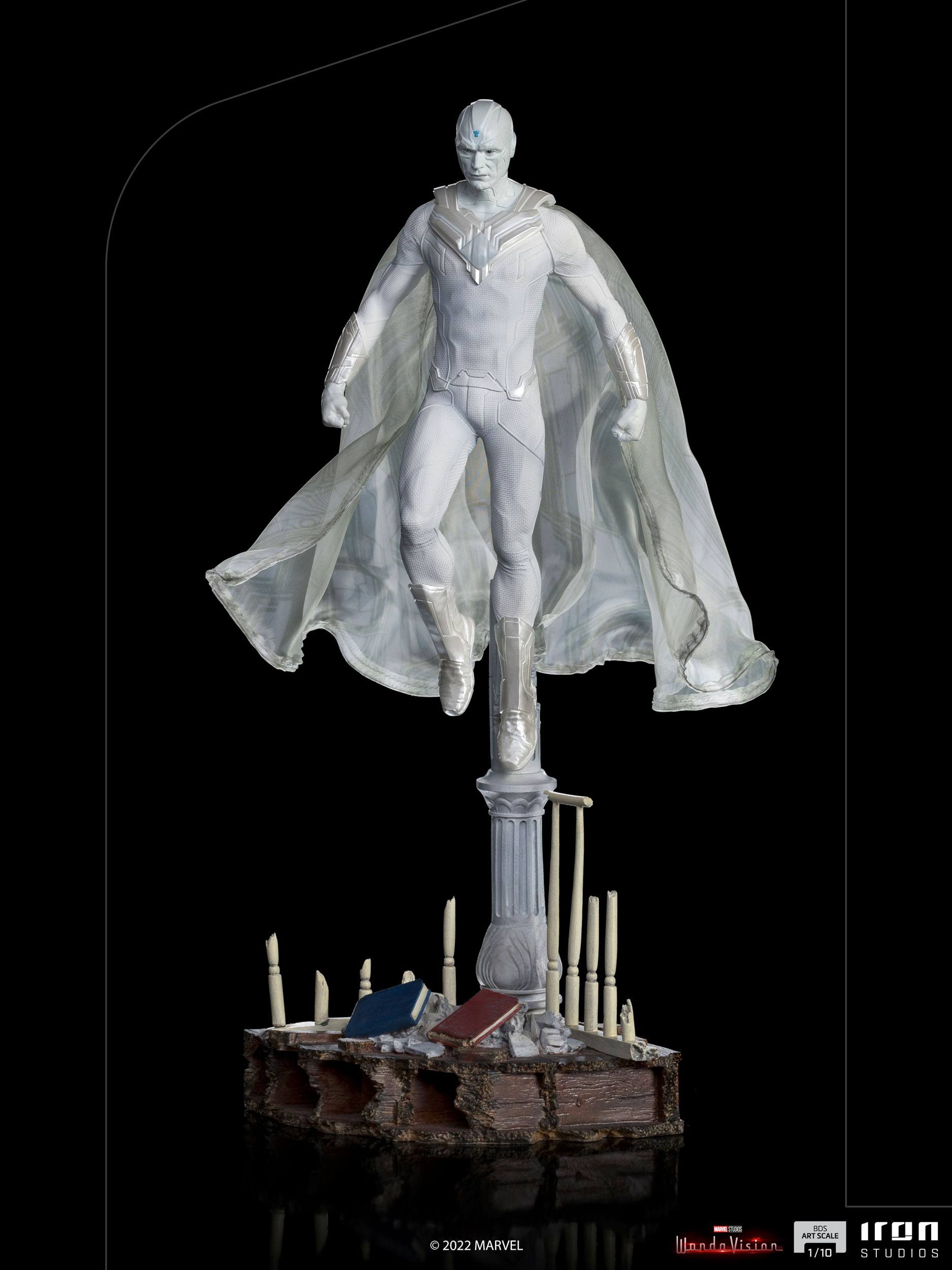 Iron Studios Collectible 1/10 Art Scale Statue - WandaVision Series' White Vision Figurine