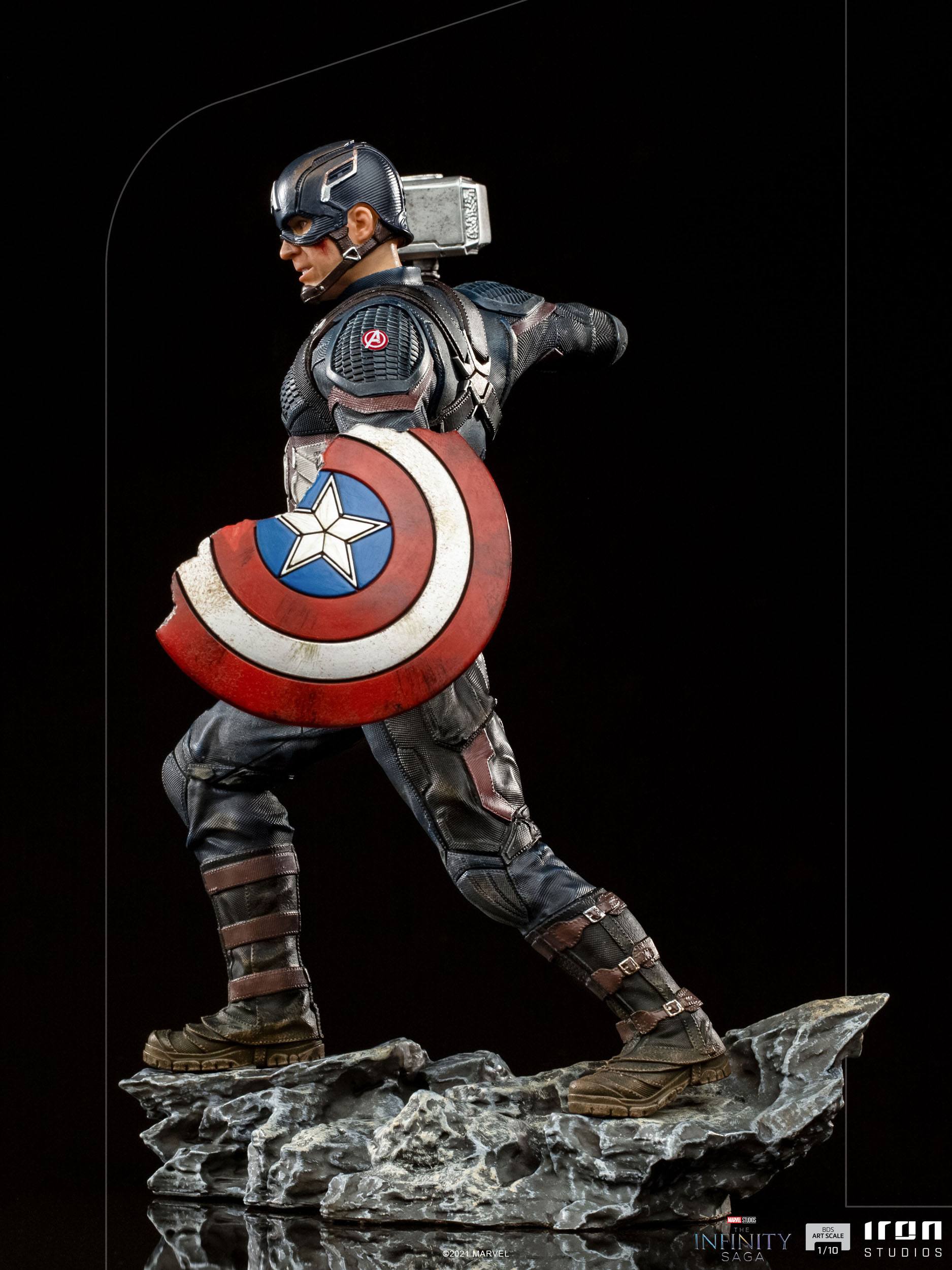 Iron Studios 1/10 Art Scale Marvel The Infinity Saga Captain America Statue