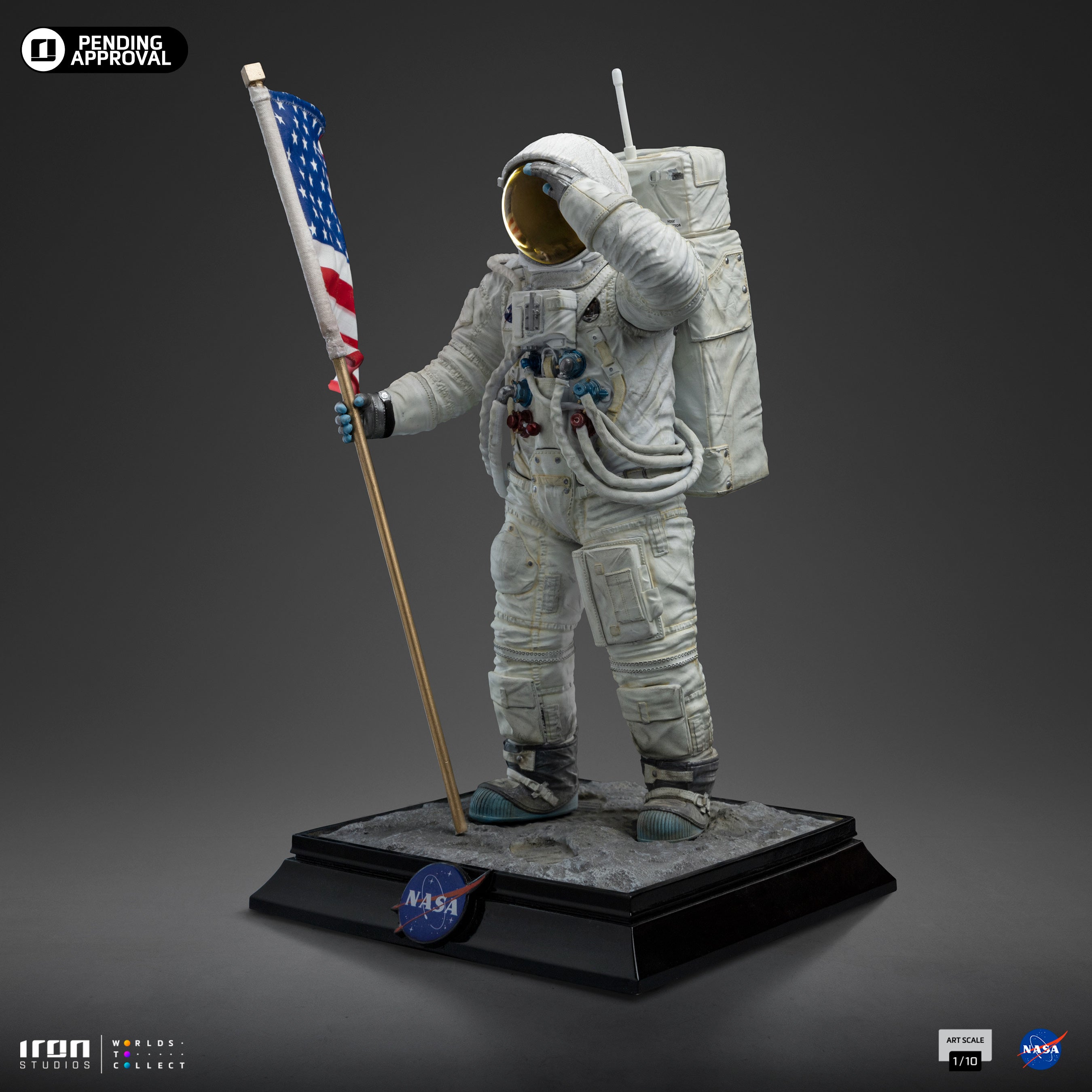 Iron Studios Limited Edition 1/10 Art Scale Apollo 11 Astronaut Statue