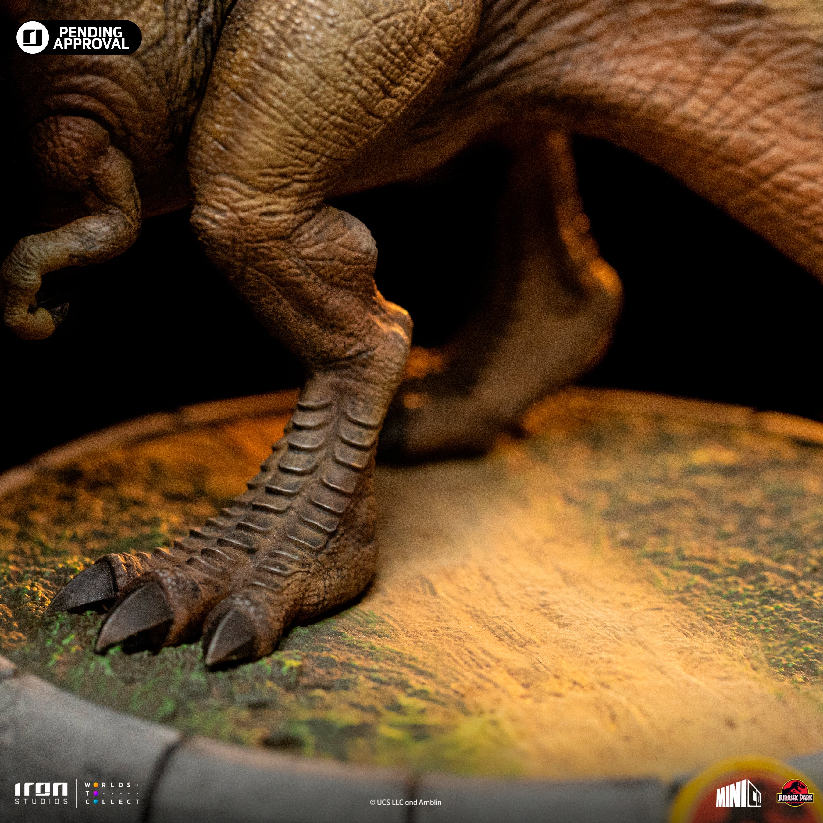Iron Studios 30th Anniversary Stylized Jurassic Park MiniCo T-Rex Statue