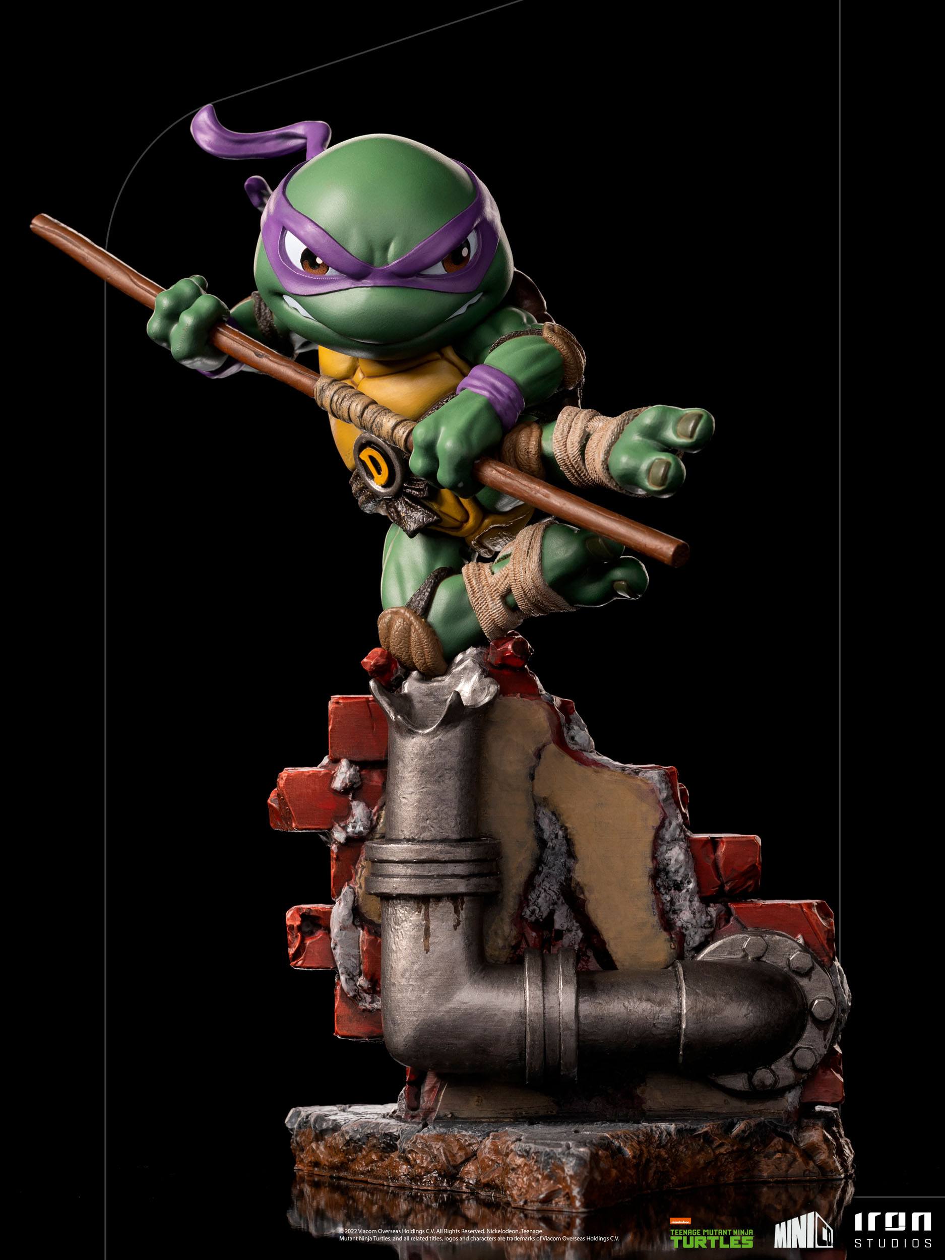 Iron Studios Collectible Mini Co. PVC Figure of Teenage Mutant Ninja Turtle Donatello