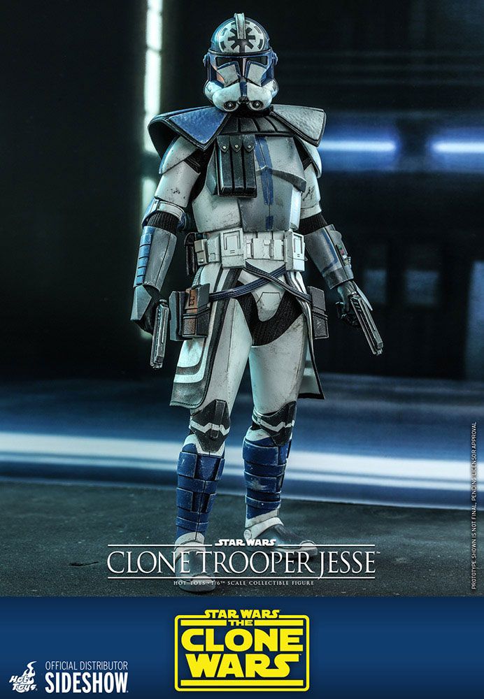 Hot Toys 1/6th Scale Star Wars Clone Wars Clone Trooper Jesse Collectible Figure