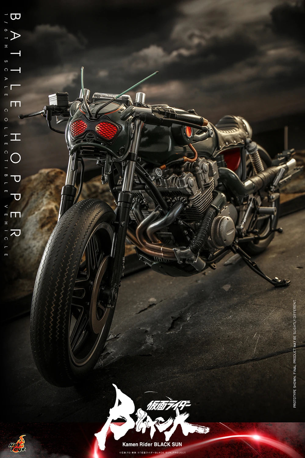 Hot Toys 1/6th Scale Collectible Kamen Rider Black Sun Battle Hopper Model Vehicle