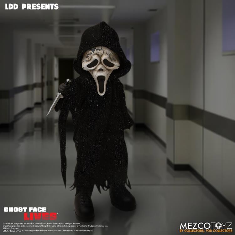 Mezco 10-Inch Zombie Edition Living Dead Dolls Ghost Face Figure