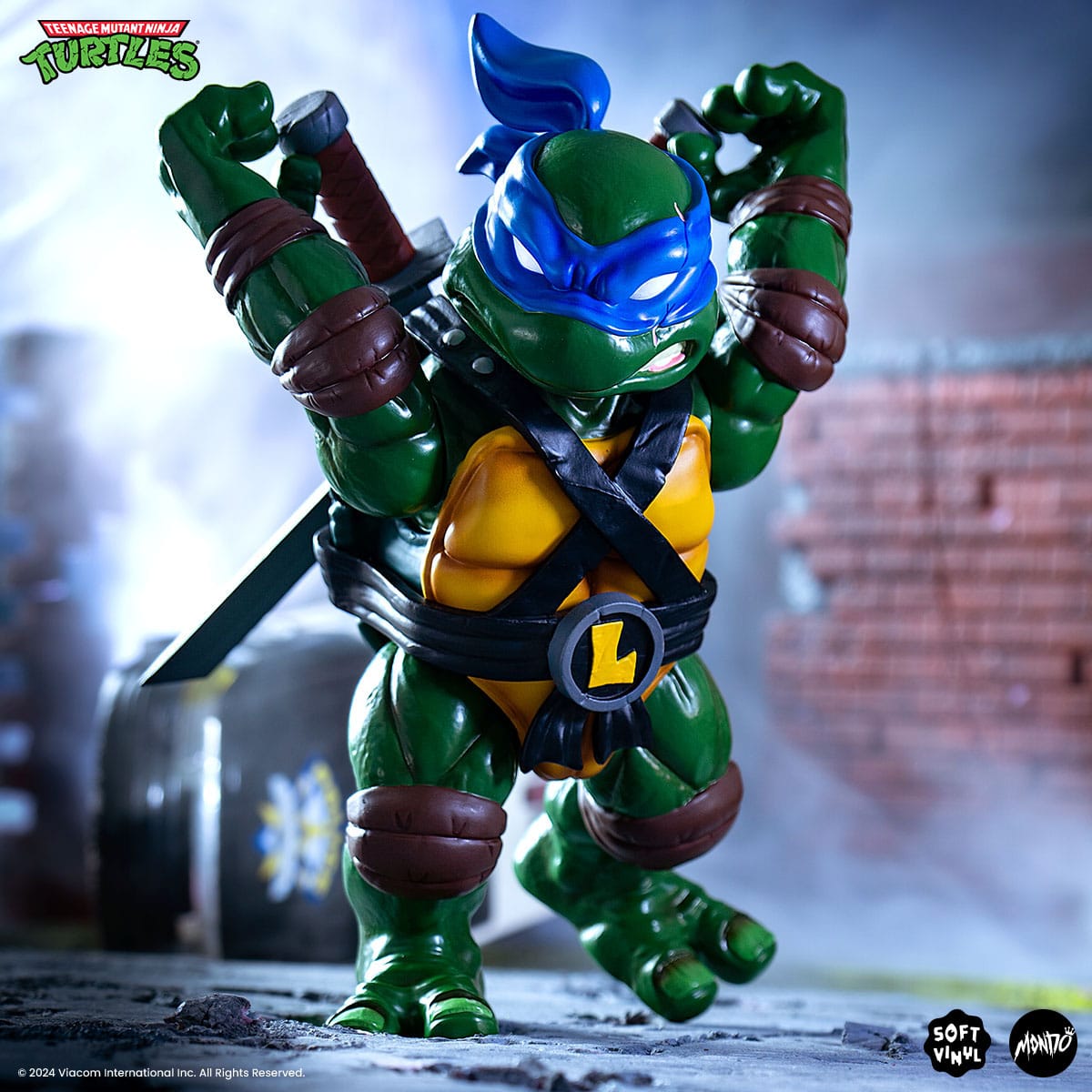 Mondo Premium Teenage Mutant Ninja Turtles Leonardo Soft Vinyl Collectible Action Figure