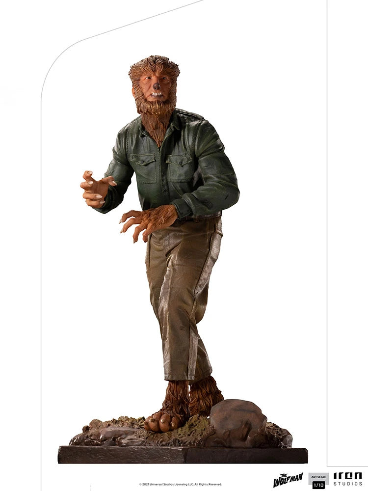 Iron Studios Collectible 1/10 Art Scale Statue of The Wolf Man from Universal Monsters