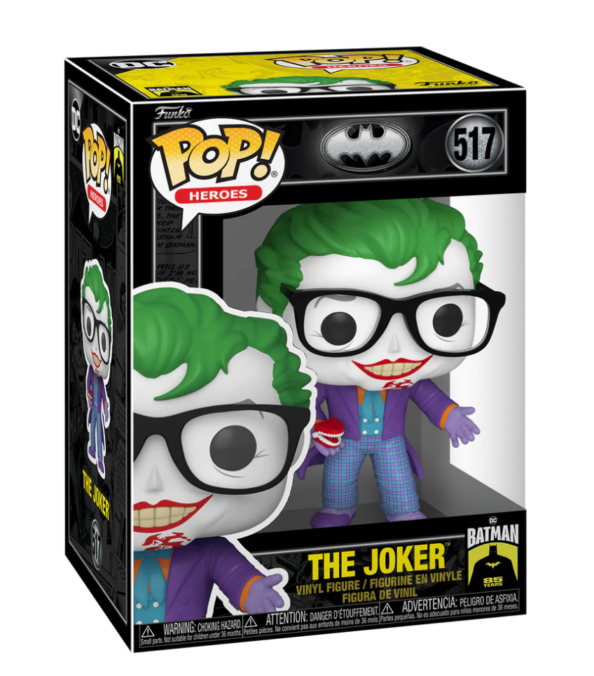 Batman 85th Anniversary Collectible Funko POP! Vinyl Figure - The Joker With Teeth