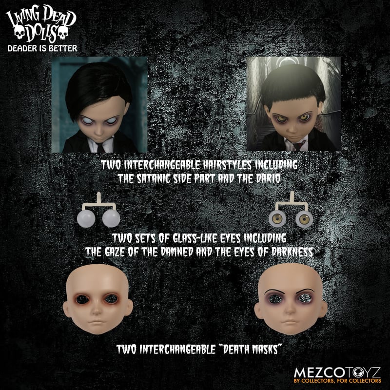 Mezco Collectible The Return of The Living Dead Dolls - Damien, a Spooky Schoolboy Figure