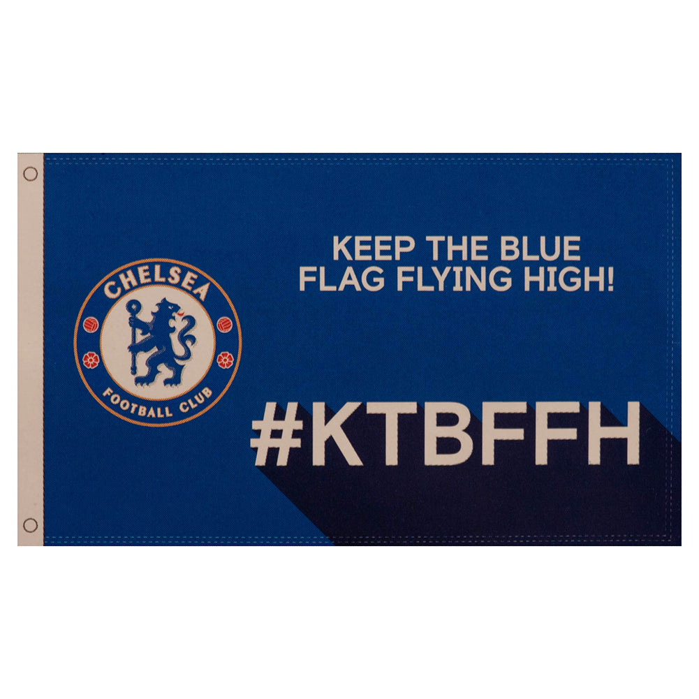 Chelsea Football Club Slogan Decorative Supporters Flag