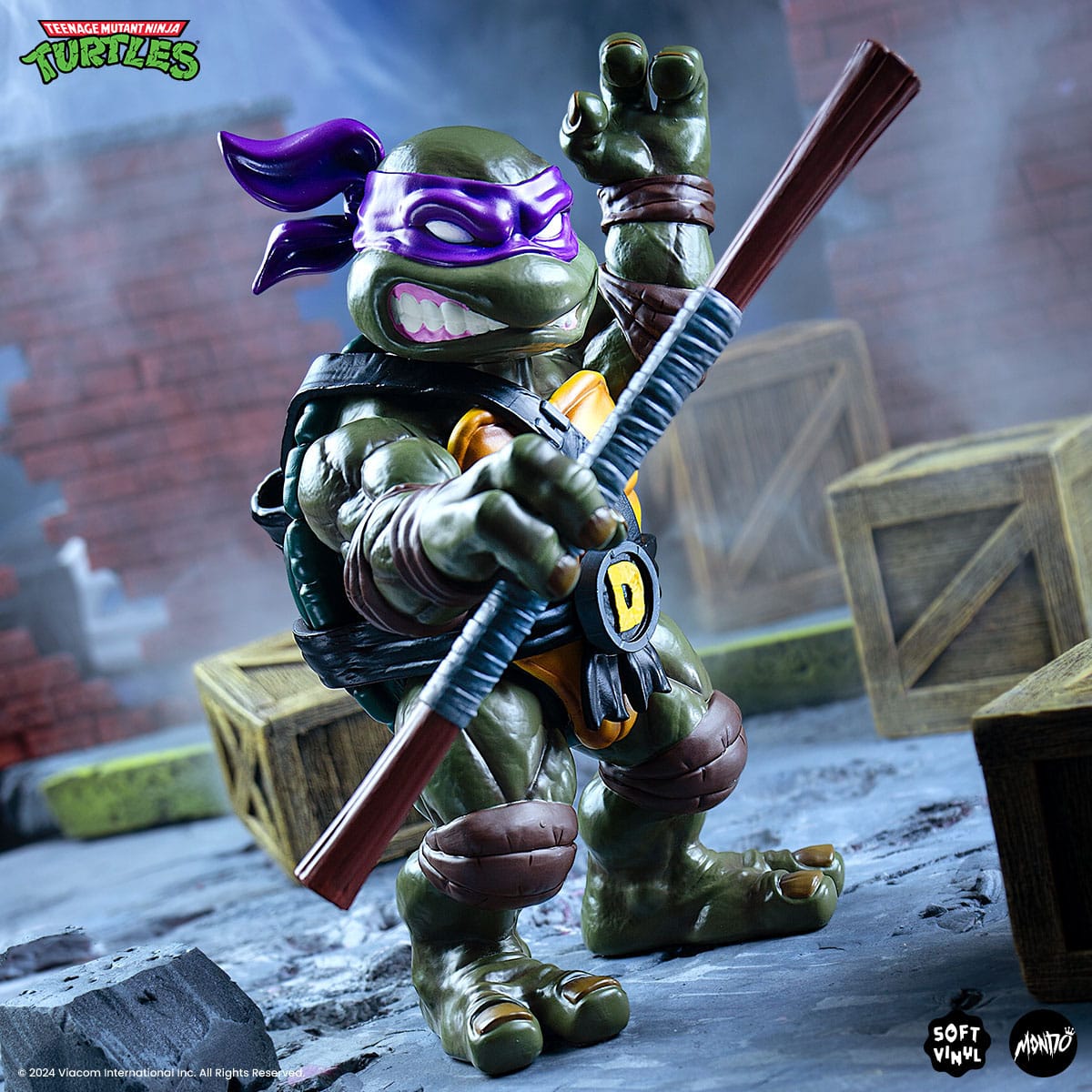 Mondo Premium Soft Vinyl Teenage Mutant Ninja Turtles Donatello Action Figure