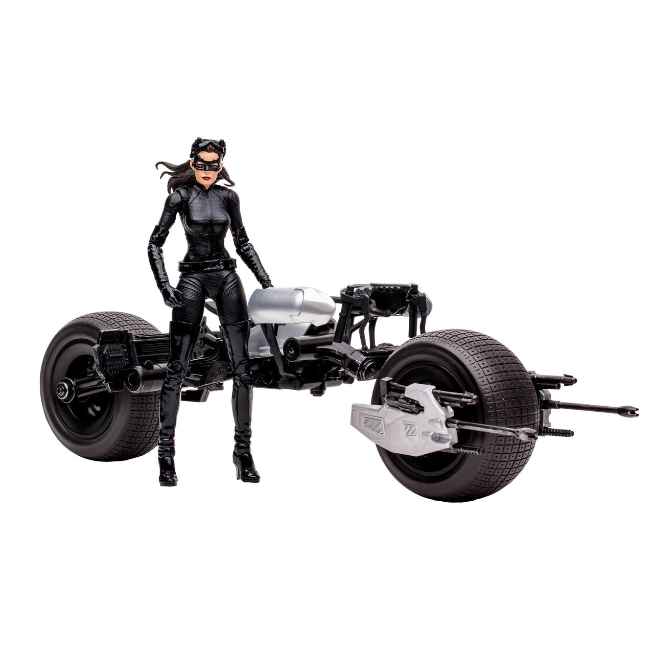 McFarlane Toys DC Multiverse 7-Inch Scale Gold Label Action Figure and Vehicle Set Featuring The Dark Knight Rises Catwoman and Batpod