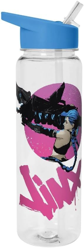 Arcane Jinx Themed 700ml Reusable Plastic Beverage Bottle for Fans