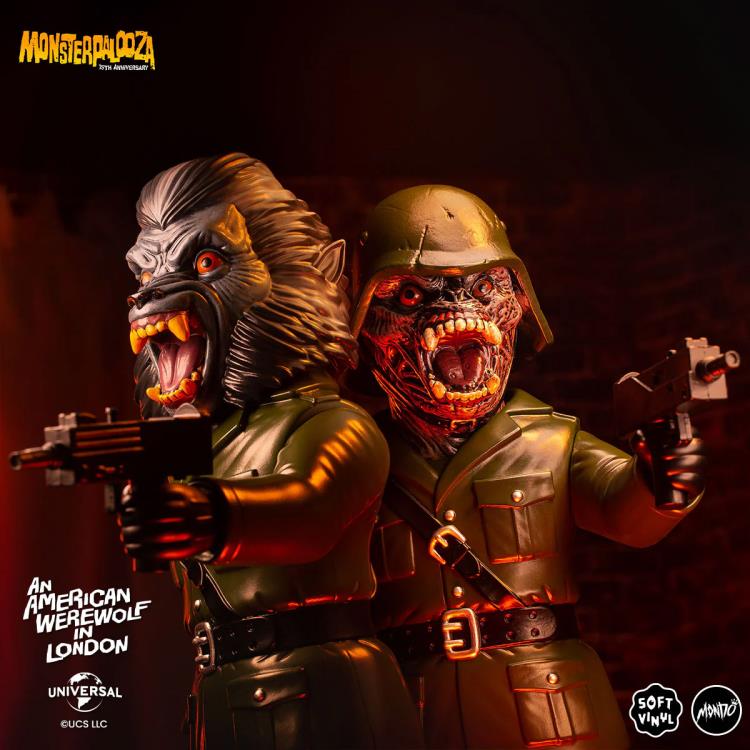 15th Anniversary Mondo An American Werewolf in London Monsterpalooza Collectible Nightmare Demon Werewolf Soft Vinyl Action Figure