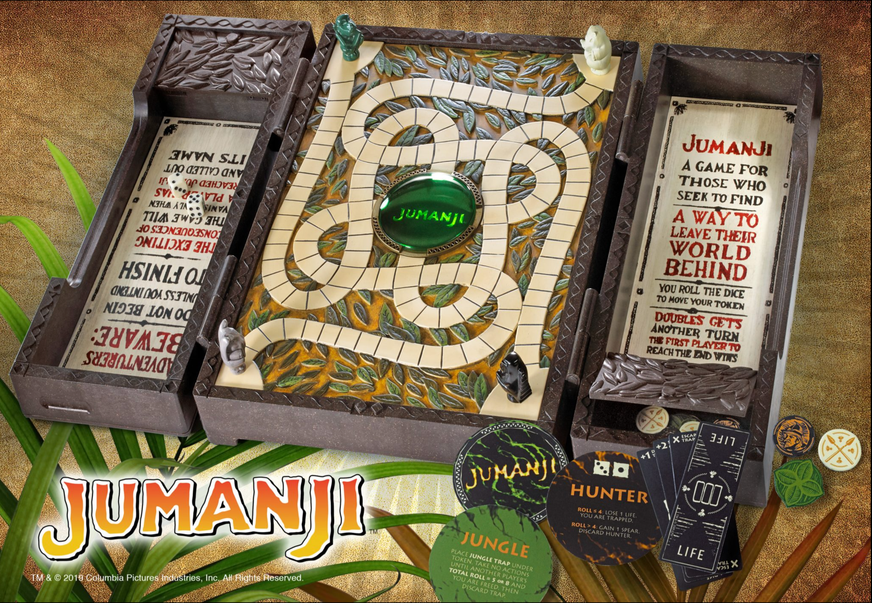 Authentic Jumanji Collector's Edition Full-Scale Board Game Replica