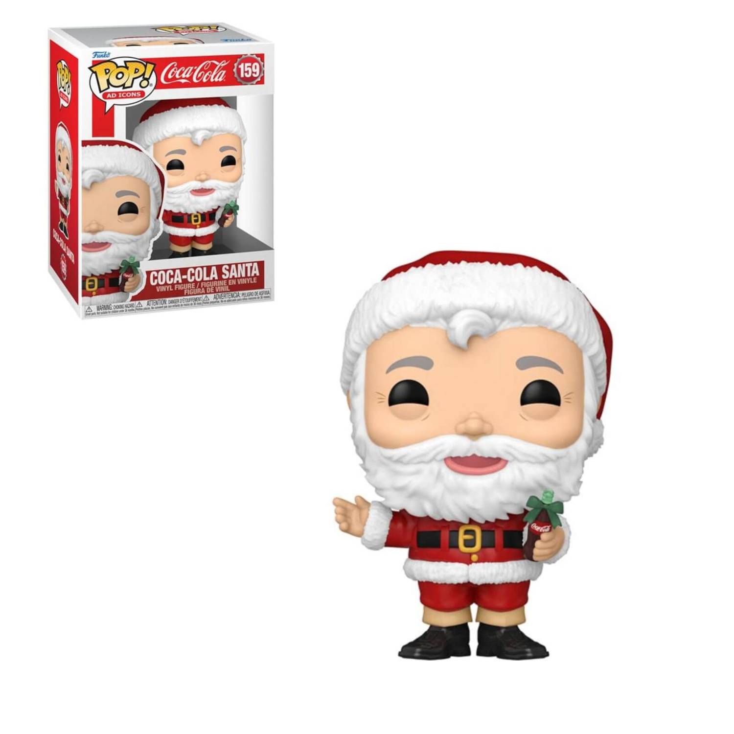Funko Pop! Vinyl Figure: Vintage Coca Cola Santa with Bottle
