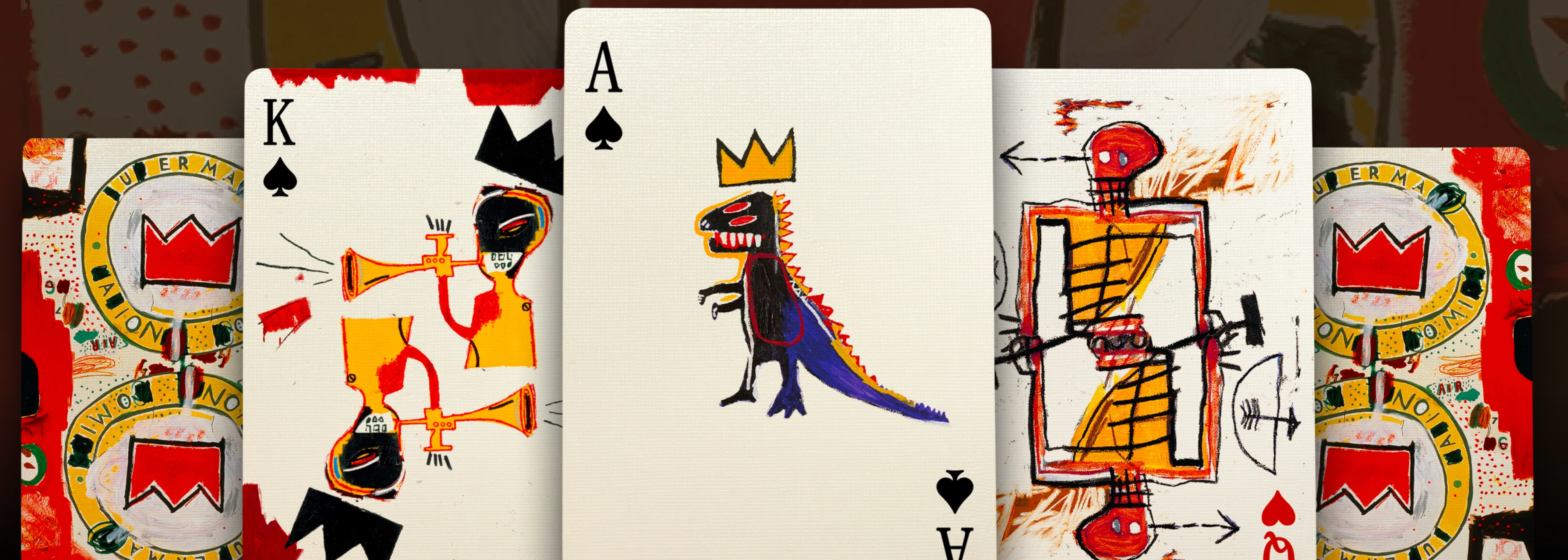 High - Quality Playing Cards Inspired by the Artwork of Jean - Michel Basquiat