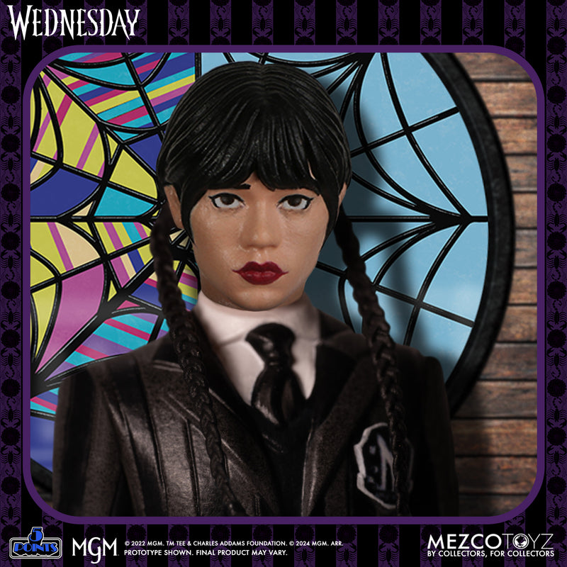Mezco Retro 5 Points Wednesday Addams & Enid Sinclair Boxed Set