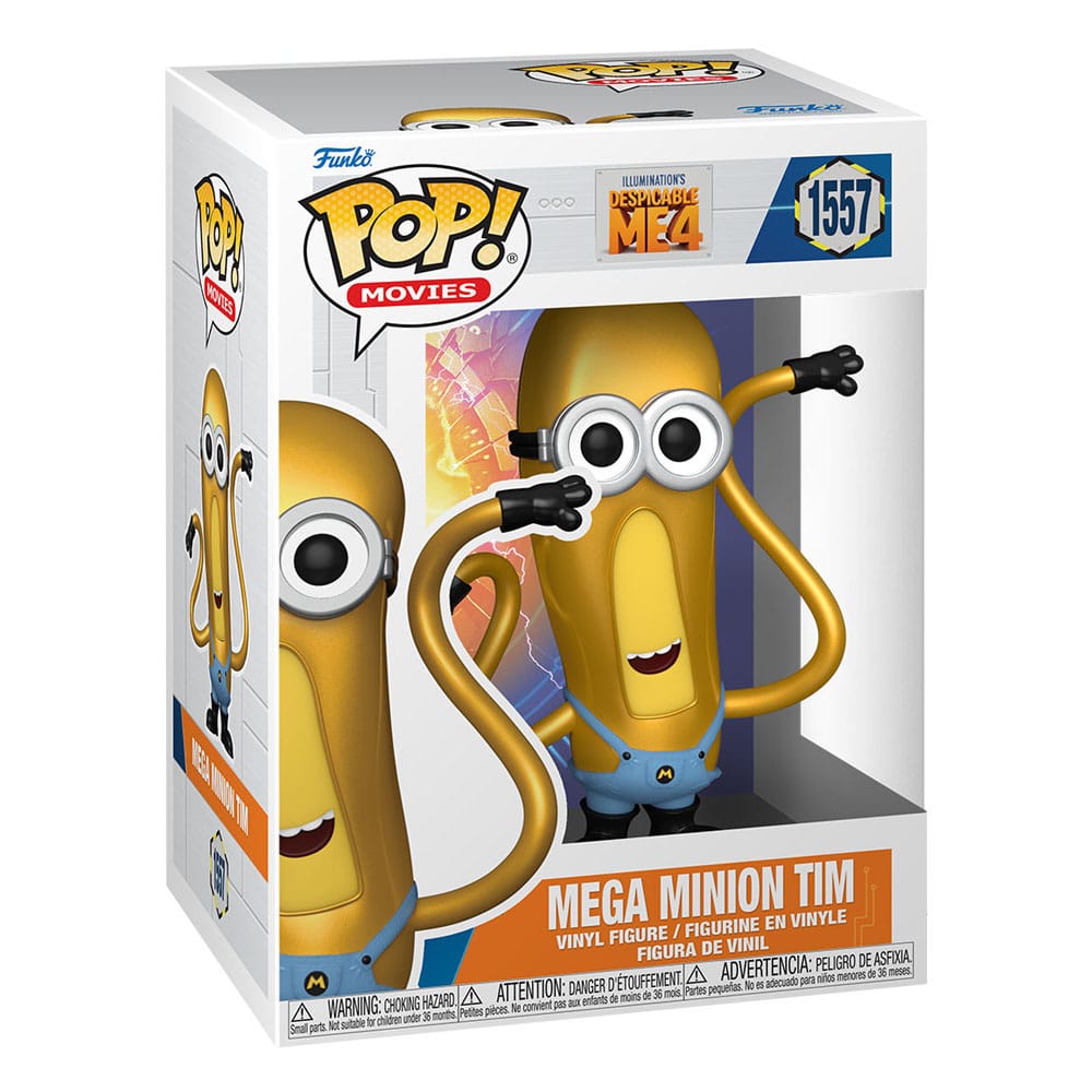 Despicable Me 4 Mega Minion Tim 4 1/4-Inch Funko POP! Vinyl Collectible Figure
