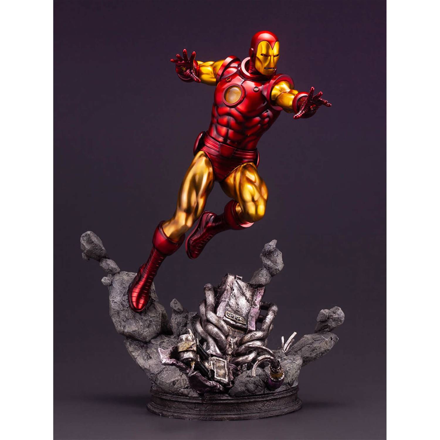 Kotobukiya High - Quality Avengers Fine Art Statue - Dynamic Iron Man