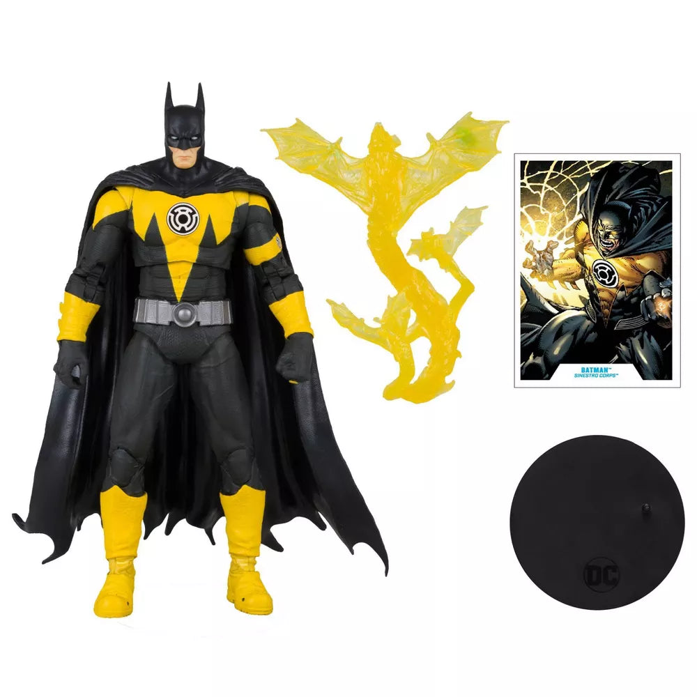 McFarlane Toys 7-Inch Scale DC Multiverse Gold Label Action Figure of Batman in Sinestro Corps Costume