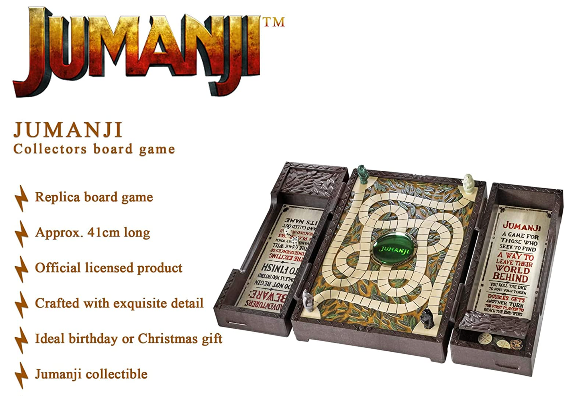Authentic Jumanji Collector's Edition Full-Scale Board Game Replica