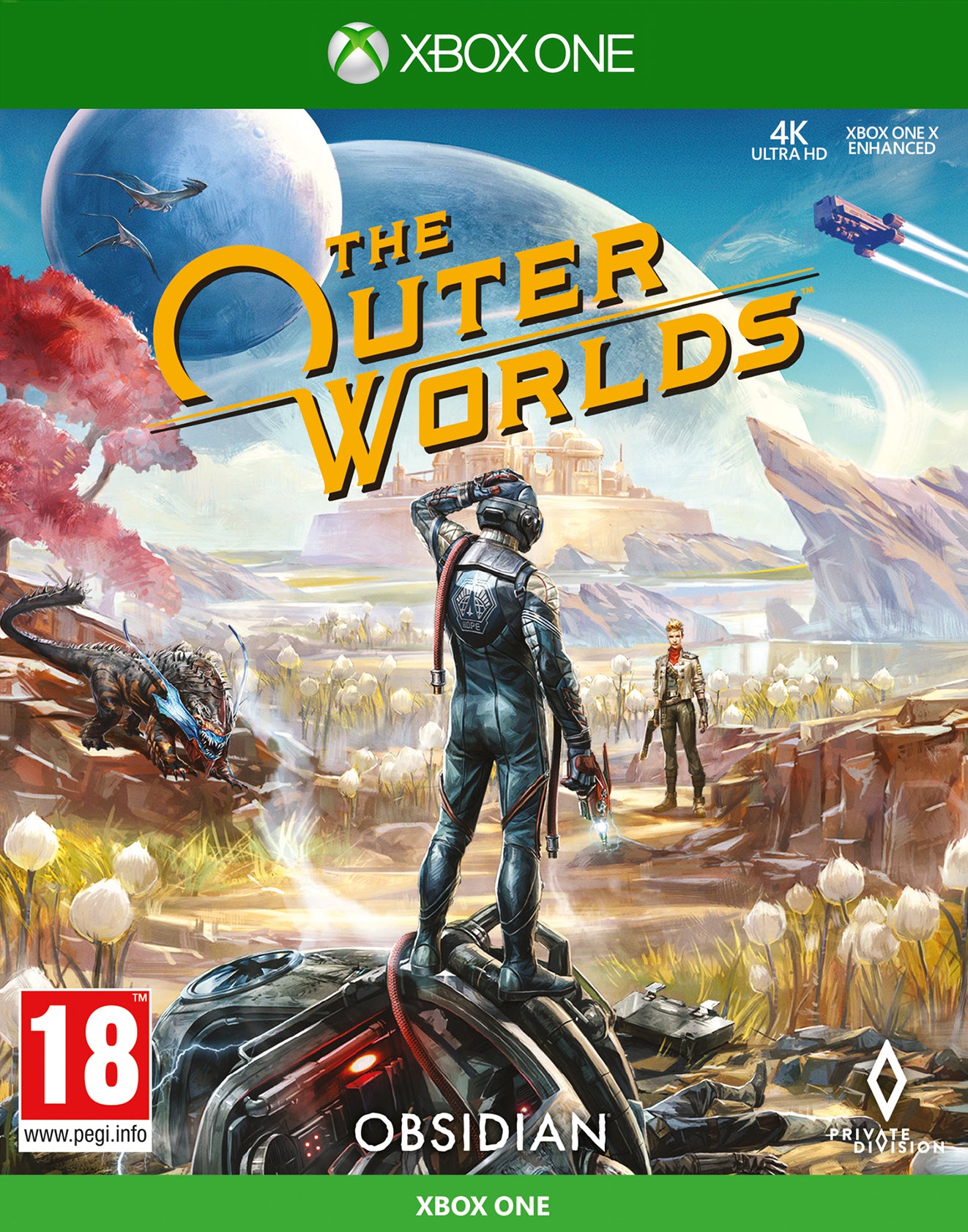 Microsoft Xbox One Video Game - The Outer Worlds Single - Player Sci - fi RPG