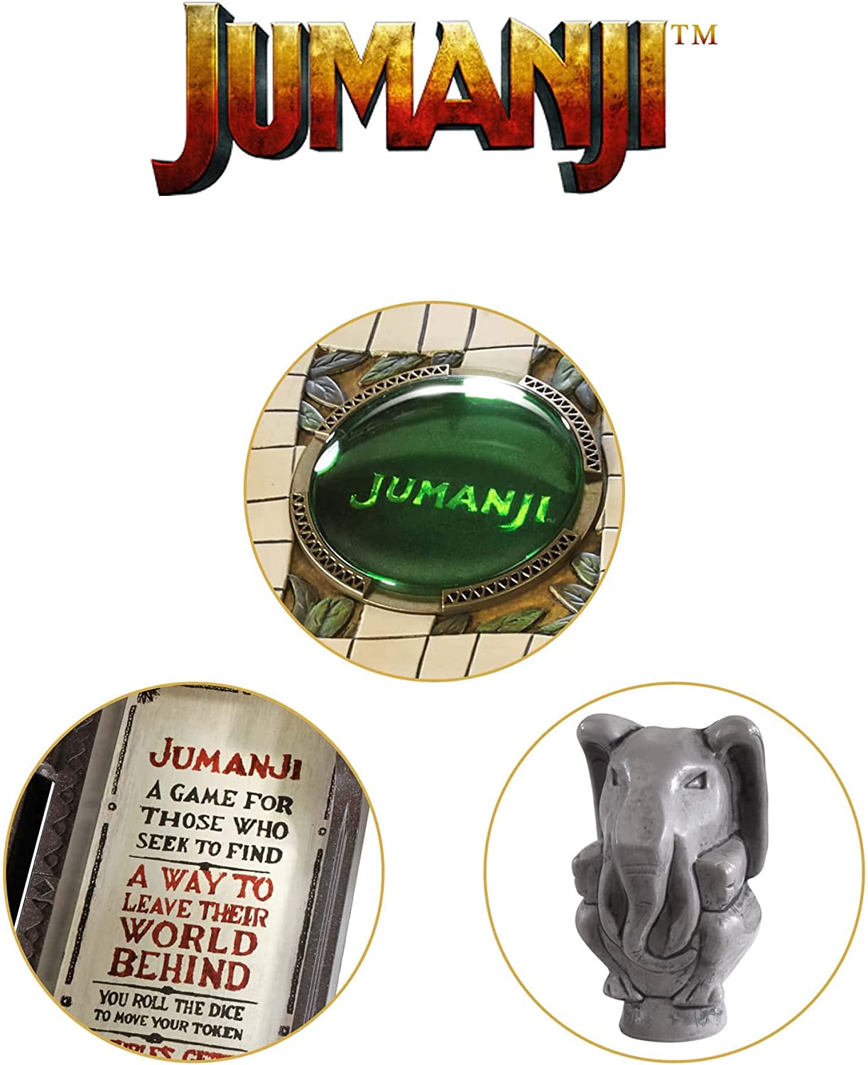 Authentic Jumanji Collector's Edition Full-Scale Board Game Replica