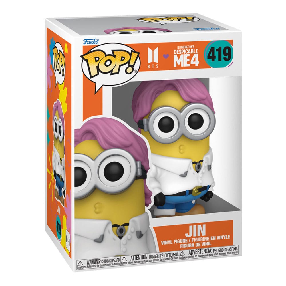 Minions-Inspired BTS Jin Funko POP! Collectible Vinyl Figure