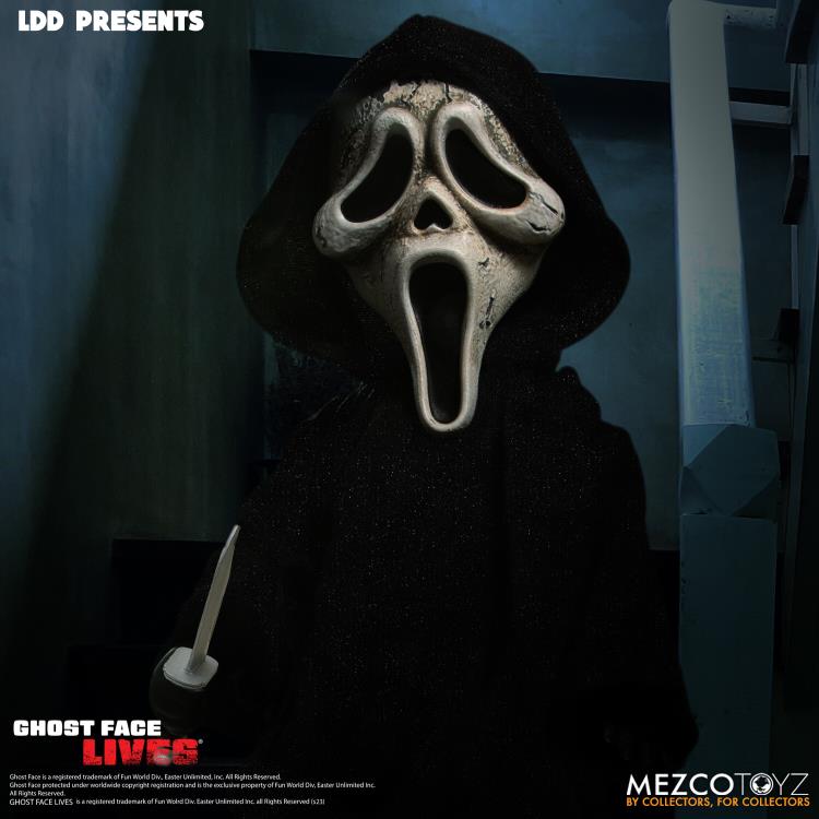 Mezco 10-Inch Zombie Edition Living Dead Dolls Ghost Face Figure