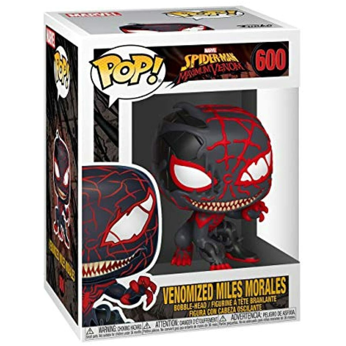 Venomised Miles Morales Marvel Funko POP! 9cm Vinyl Collectible Figure