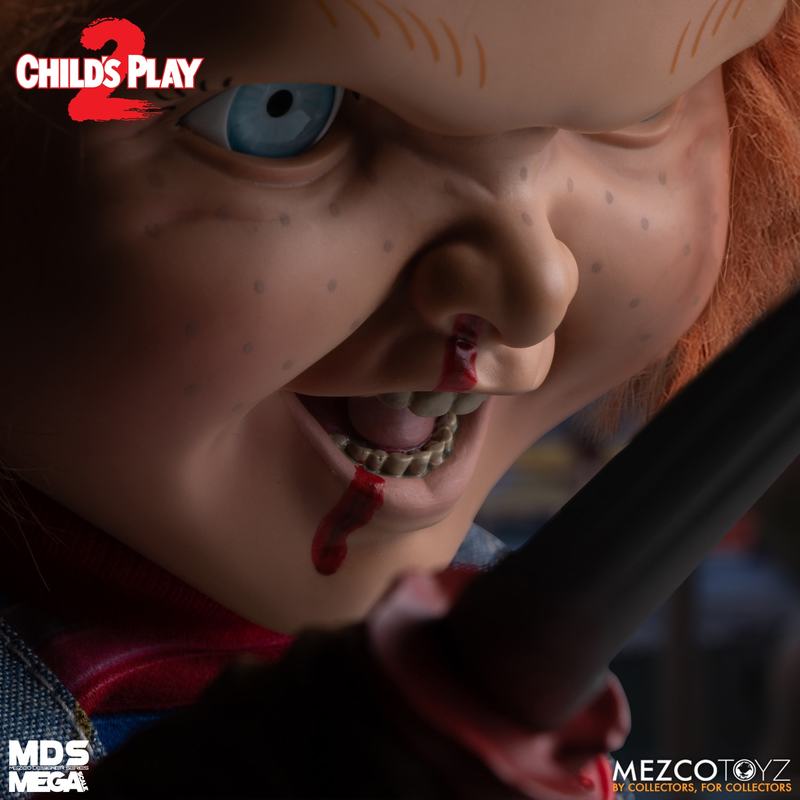 15-Inch Scale MDS Mega Scale Talking and Menacing Chucky Figure with Sound and Interchangeable Accessories